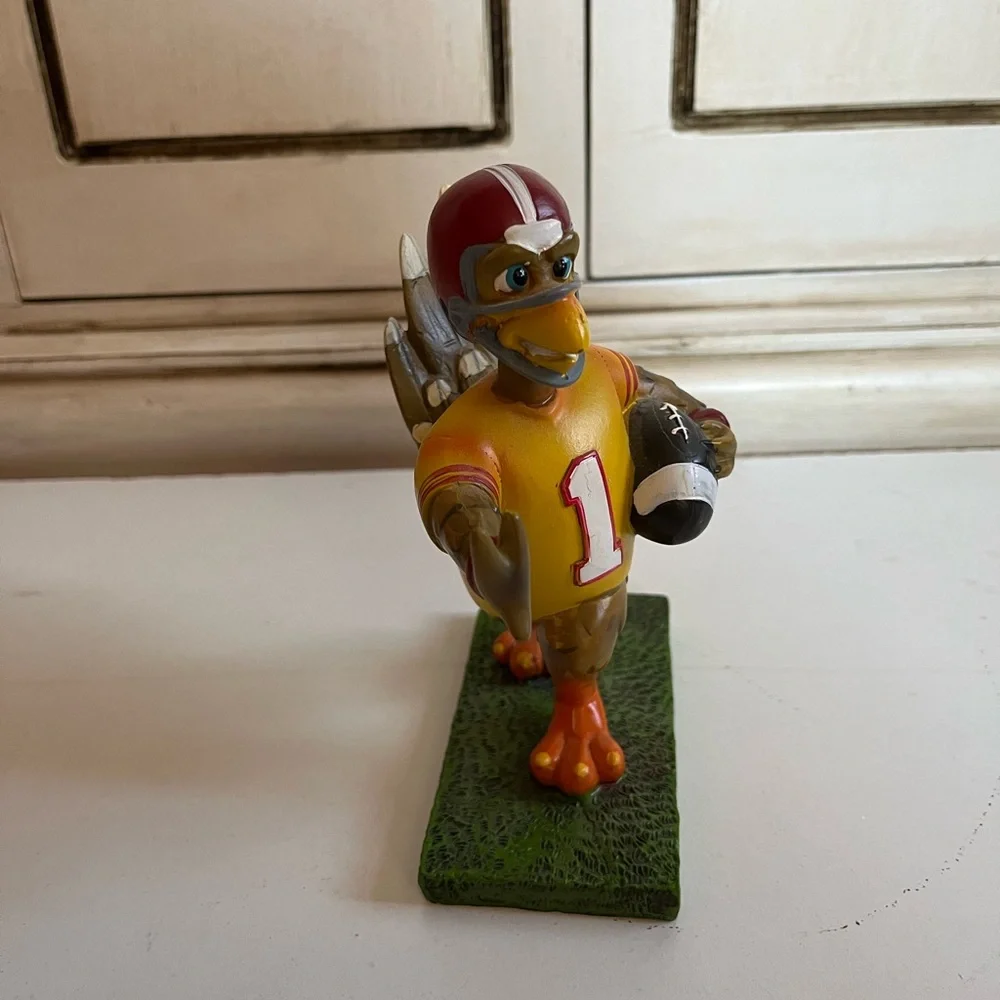 Robert Stanley Running Back Football Turkey Figurine, Thanksgiving decoration